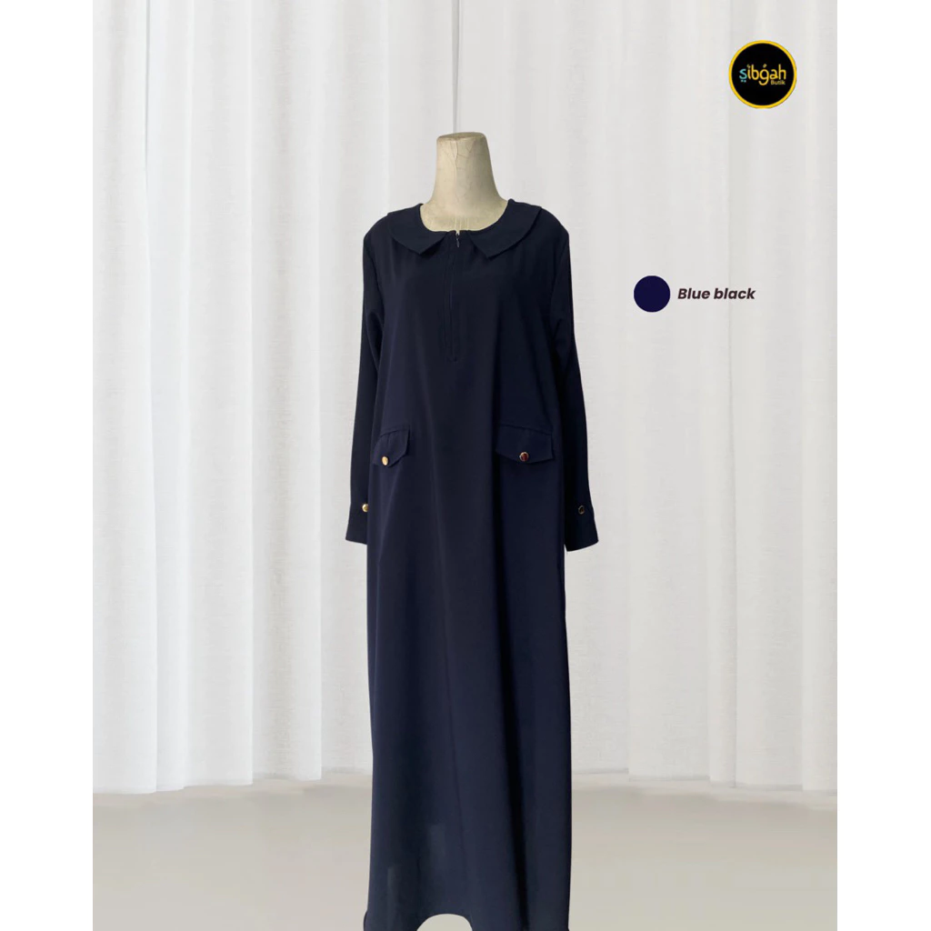 huda dress | gamis muslimah wanita kajian umroh adem cantik | fortaleza jet black | size s m l xl | butik sibgah huda dress | gamis muslimah wanita kajian umroh adem cantik | fortaleza jet black | size s m l xl | butik sibgah