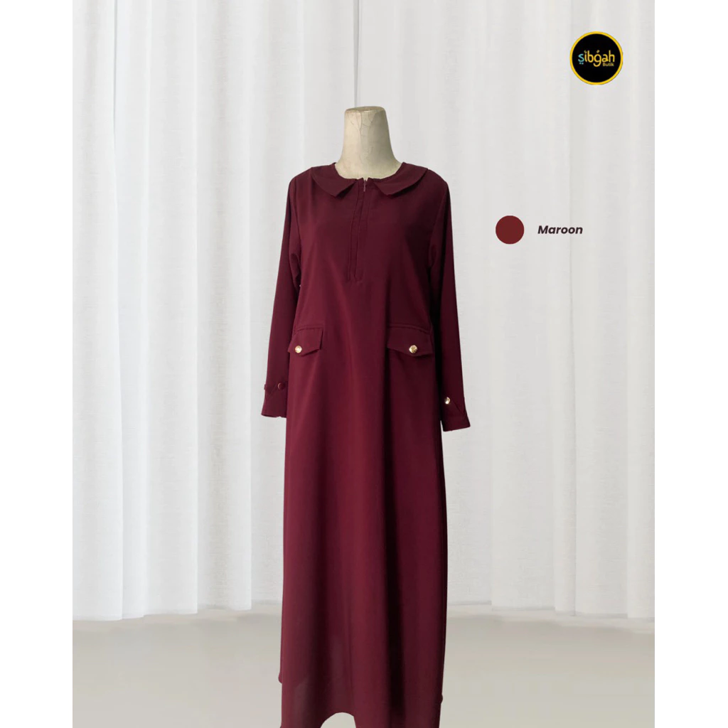huda dress | gamis muslimah wanita kajian umroh adem cantik | fortaleza jet black | size s m l xl | butik sibgah huda dress | gamis muslimah wanita kajian umroh adem cantik | fortaleza jet black | size s m l xl | butik sibgah