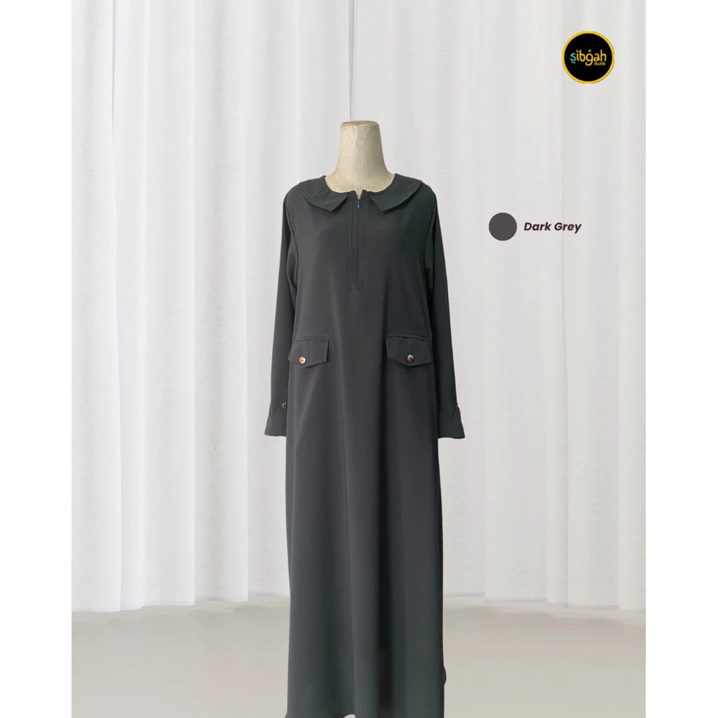 huda dress | gamis muslimah wanita kajian umroh adem cantik | fortaleza jet black | size s m l xl | butik sibgah huda dress | gamis muslimah wanita kajian umroh adem cantik | fortaleza jet black | size s m l xl | butik sibgah