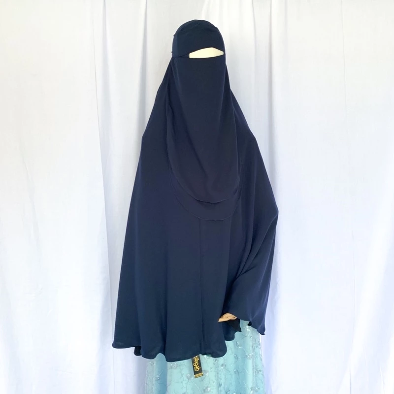 khimar shaqila | model bolak balik 2 warna bahan sifon silky | by butiksibgah khimar shaqila | model bolak balik 2 warna bahan sifon silky | by butiksibgah